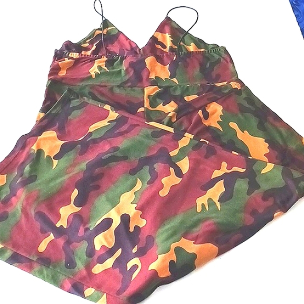 Polly & Esther Camo Print Jumpsuit - Picture 10 of 14